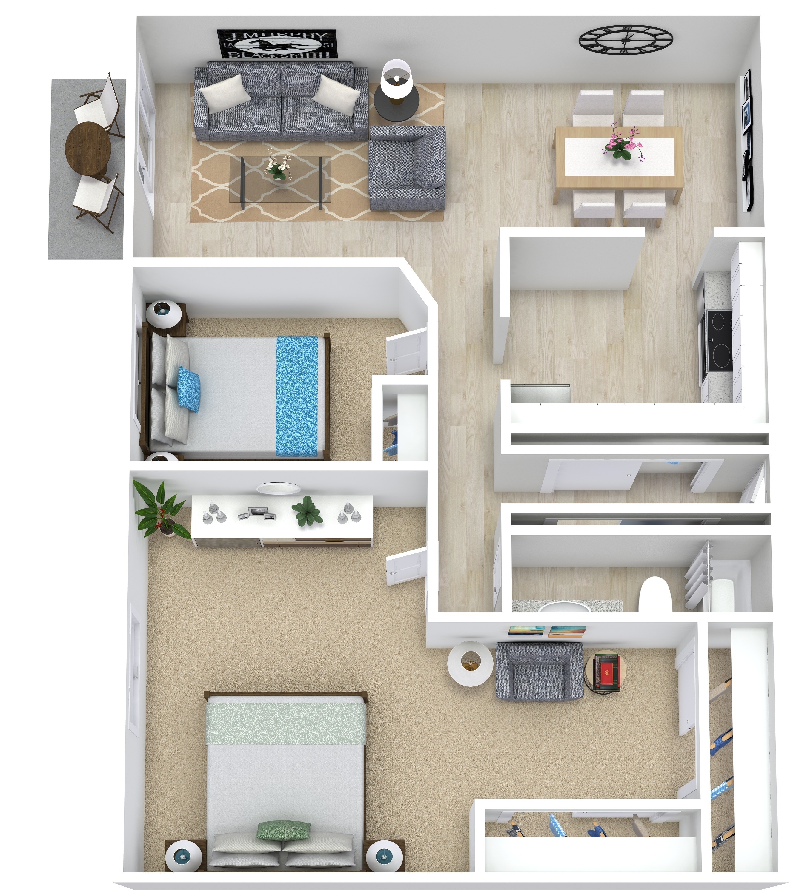 Suite A Floorplan