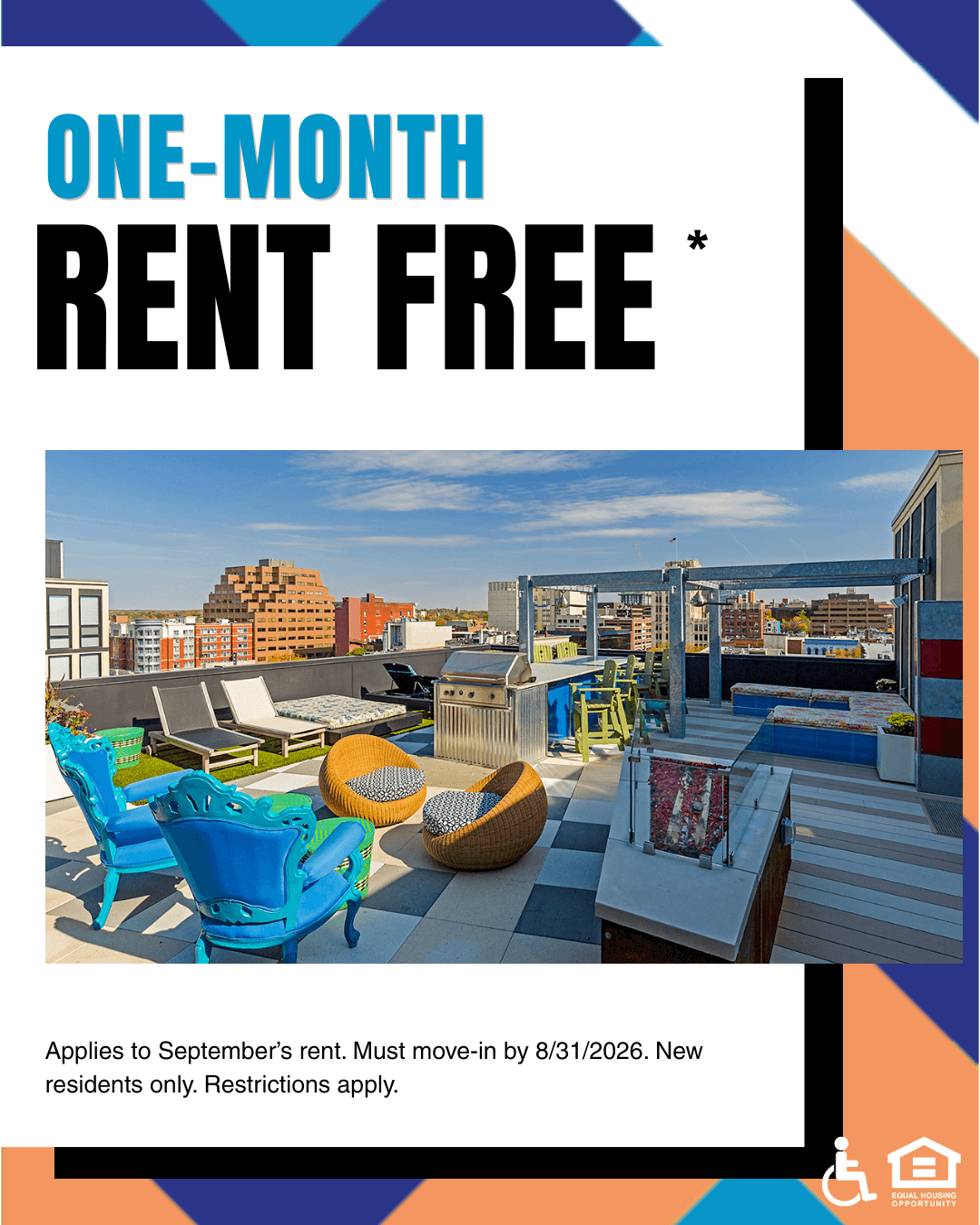 One Month Rent Free