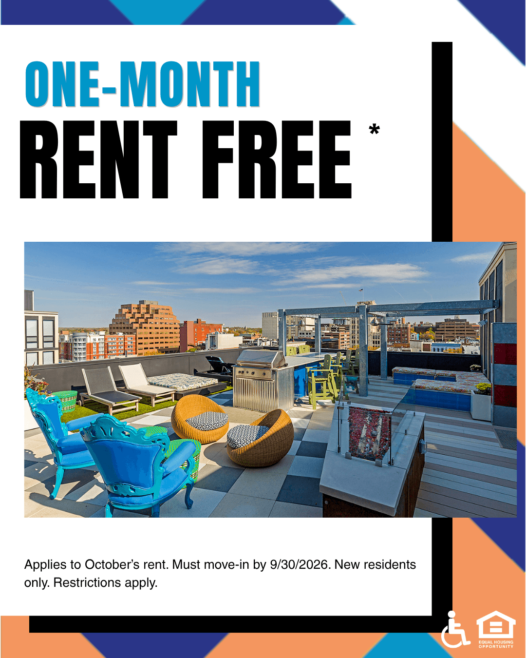 One Month Rent Free