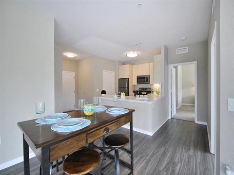 a kitchen or kitchenette at sonder east 5th at The George, Ann Arbor, MI