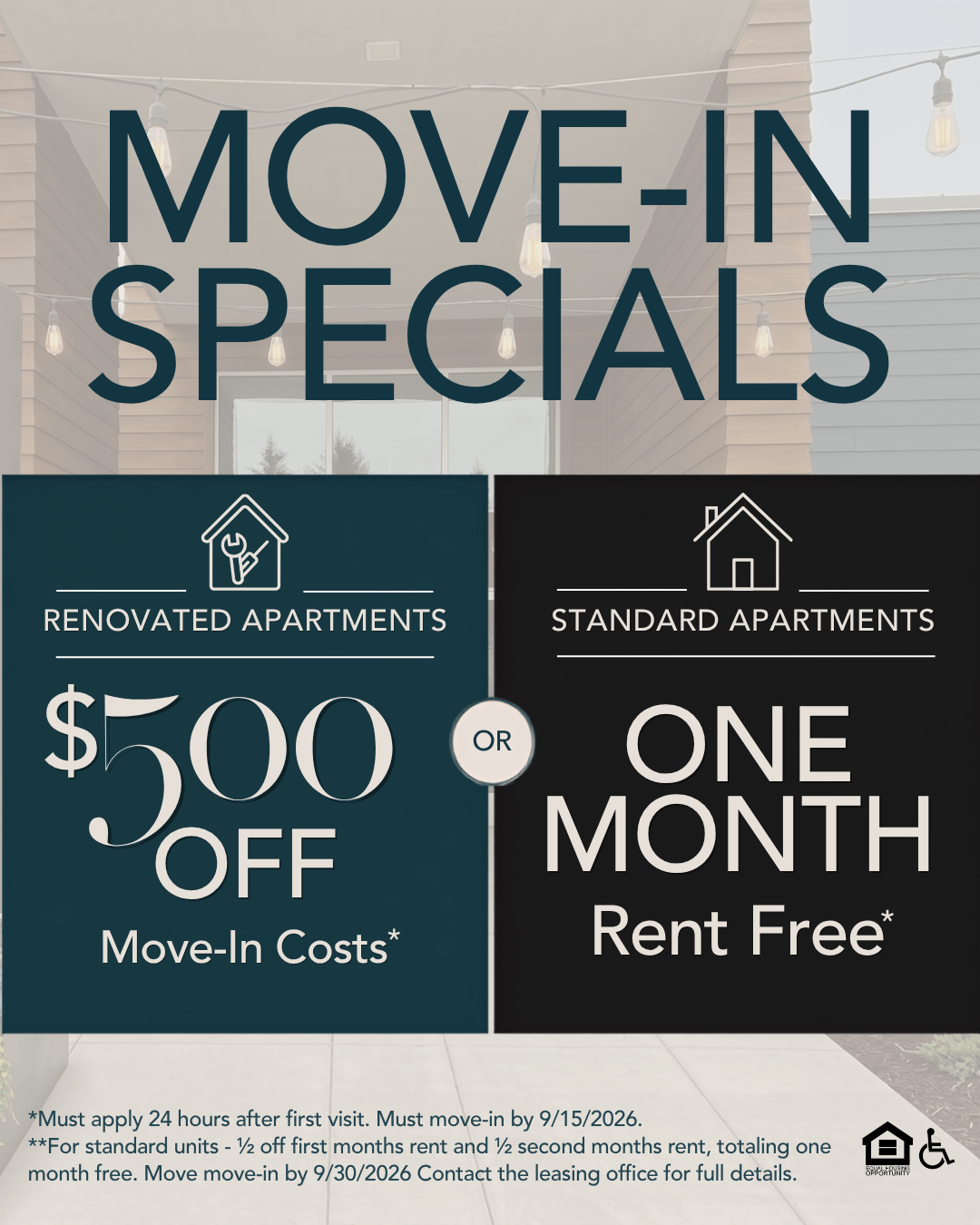 Parkview Ridge Move-in Special