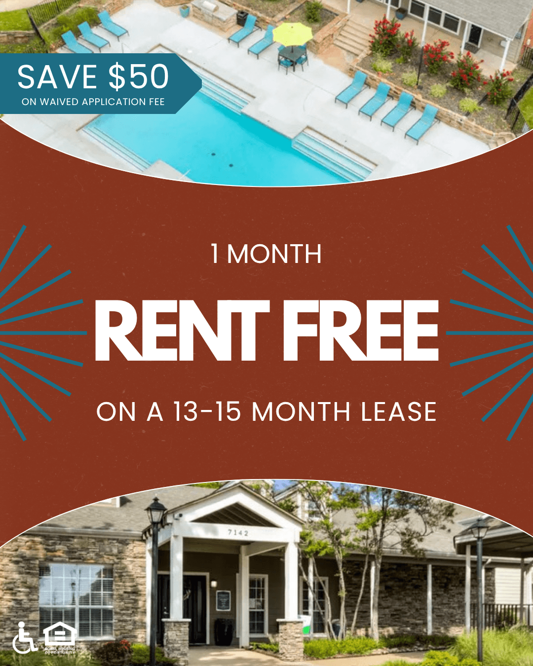 one month rent free at woodland oaks apartments