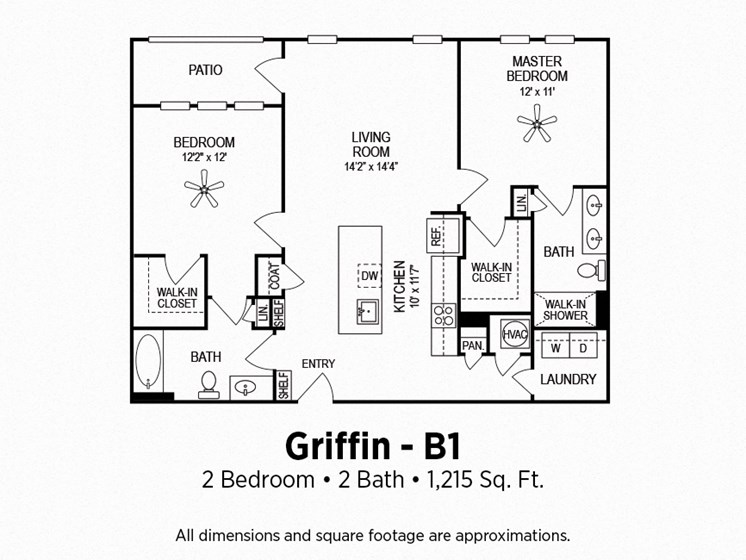 Griffin - B1 | 1,215 SQ FT