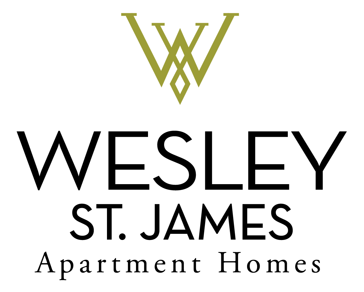 a logo of a w on a black background