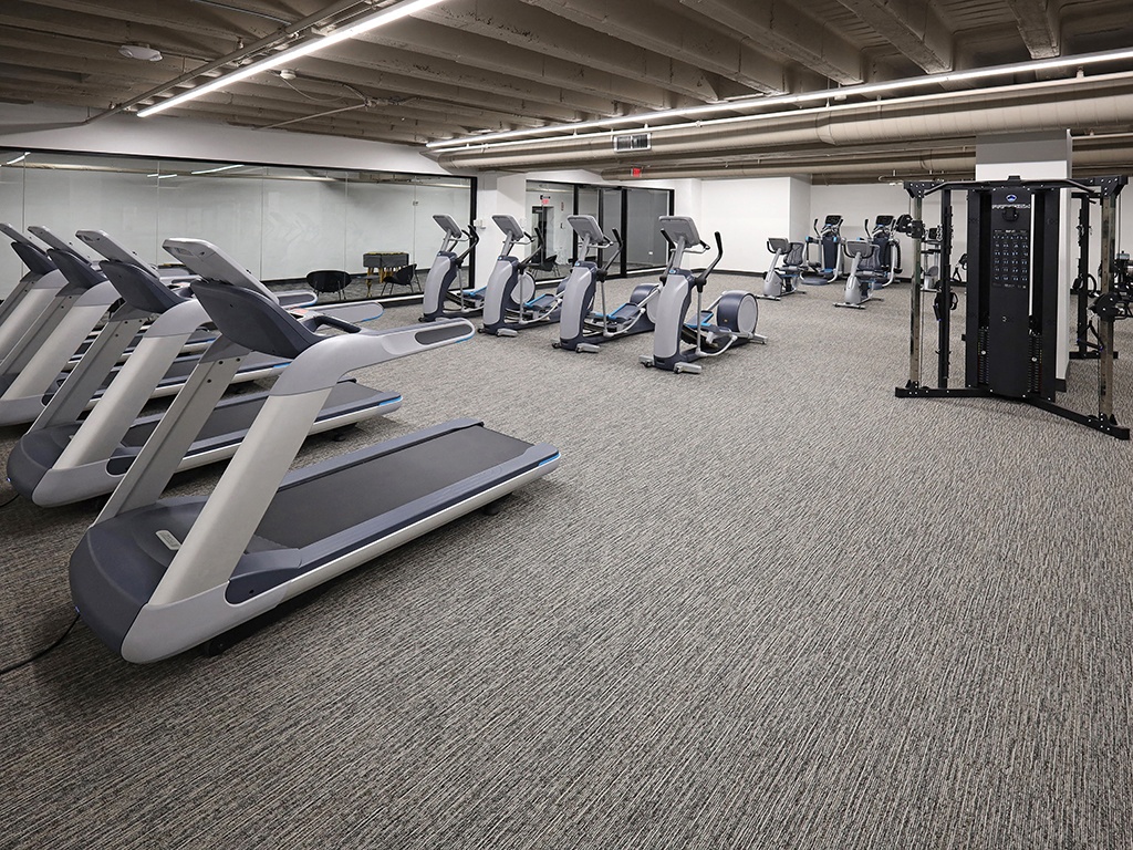 Brand New On-Site Fitness Center at The Residences at 668 Apartments, Cleveland OH 44114