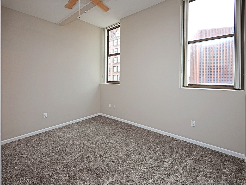Master Bedroom at The Residences at 668 Apartments, Cleveland OH 44114