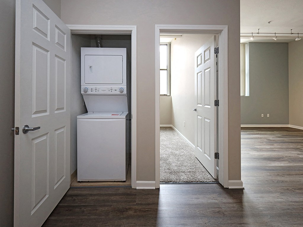 In-Suite Laundry at The Residences at 668 Apartments, Cleveland OH 44114