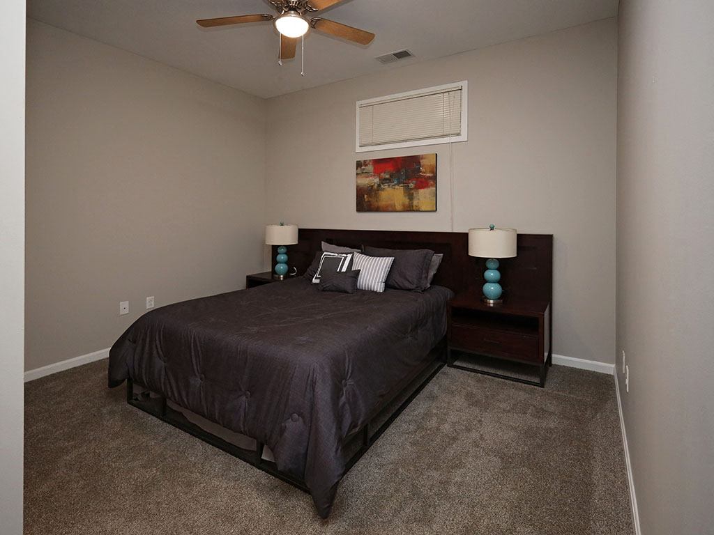 Master Bedroom at The Residences at 668 Apartments, Cleveland OH 44114