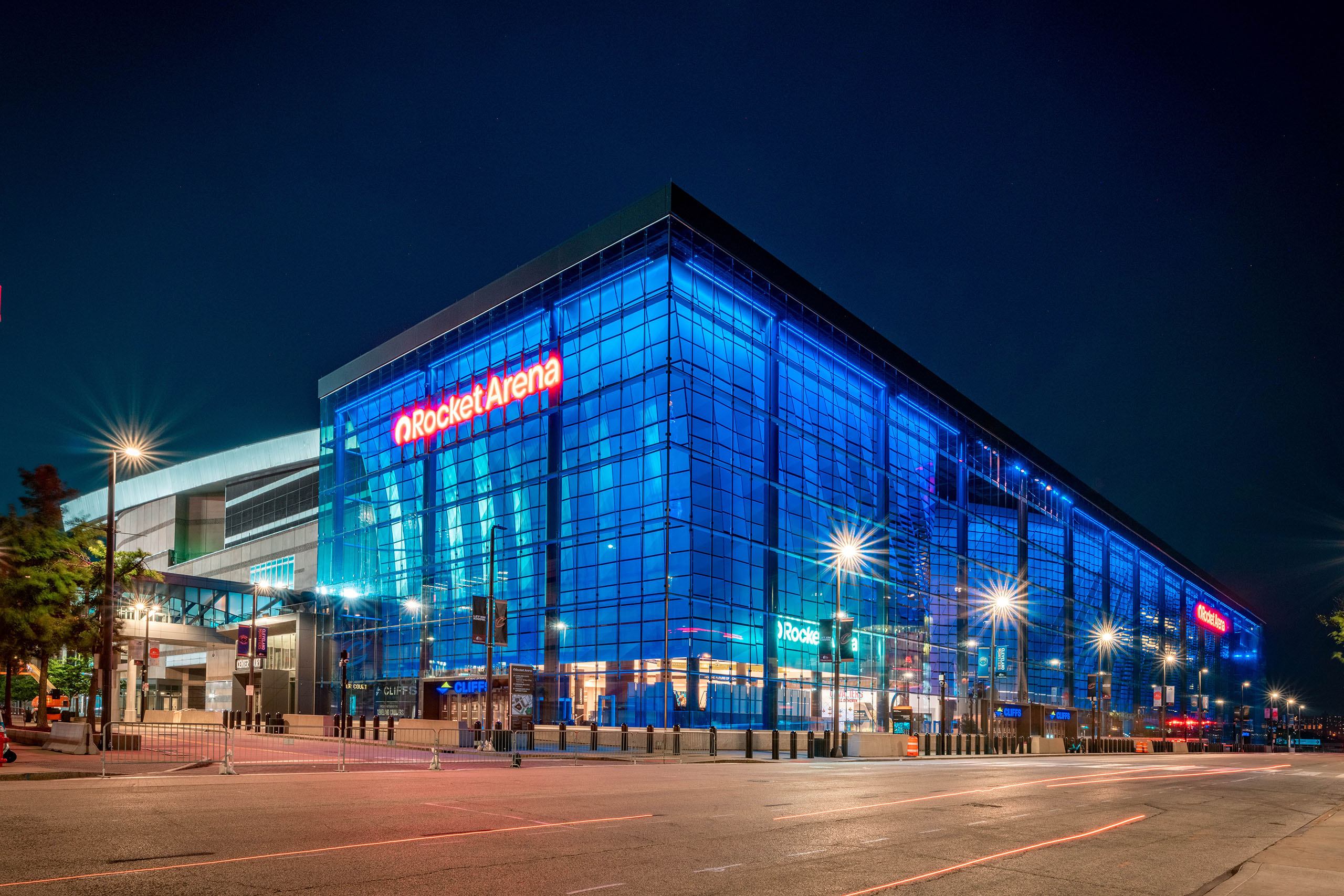 The Rocket Arena near The Terminal Tower Residences in Cleveland