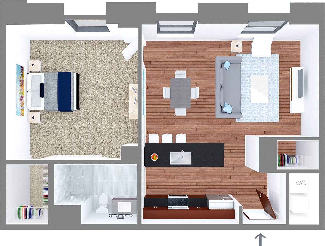 Suite Style L1 at The Terminal Tower Residences Apartments, Cleveland, 44113