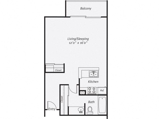 Floor plan layout diagram for S1 (Premium)