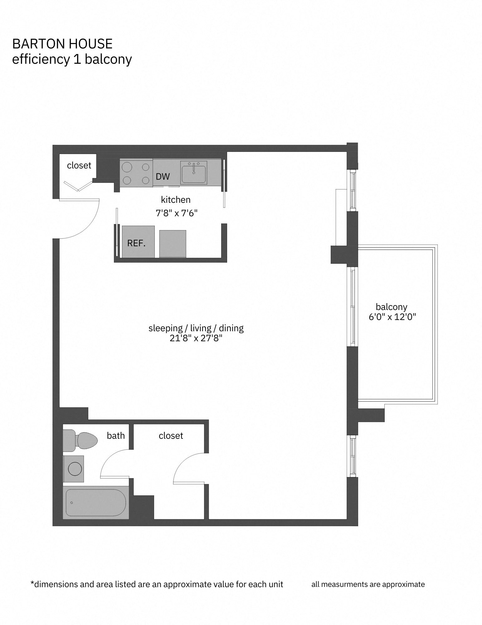 Floor Plans of Barton House in North Arlington, VA