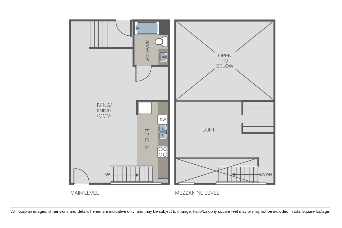 Plan SB Loft floor plan