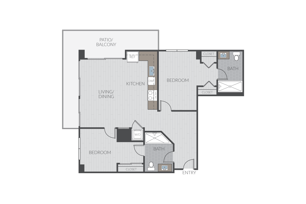 Plan 2E floor plan