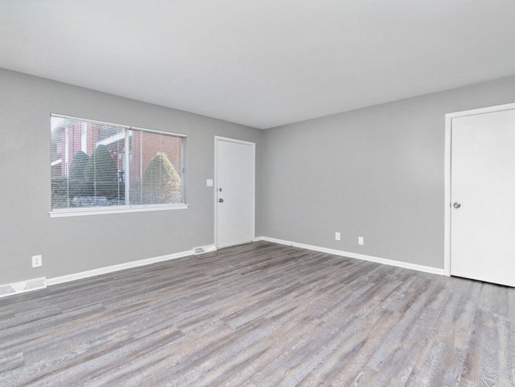 large room with window