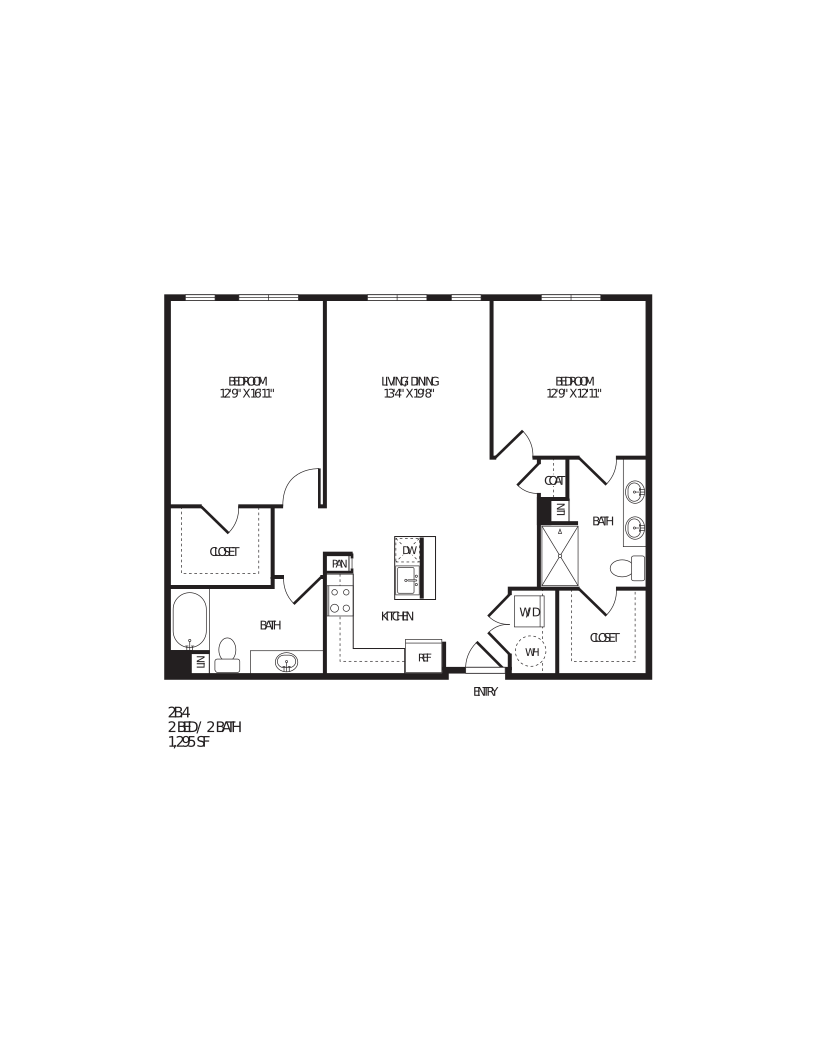 2B floor plan