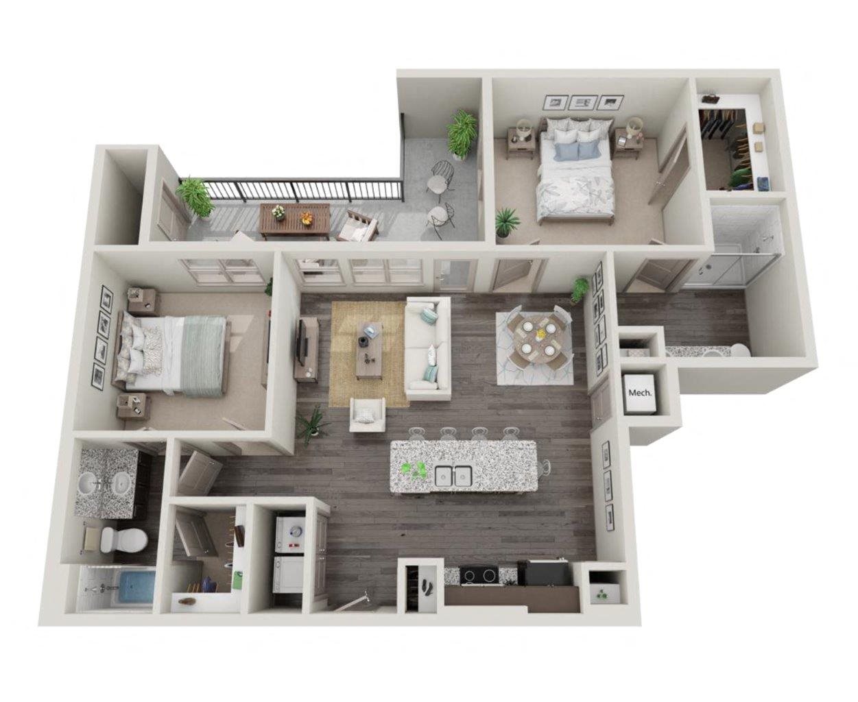 B2 floor plan