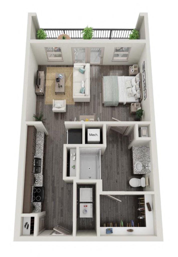 Studio floor plan