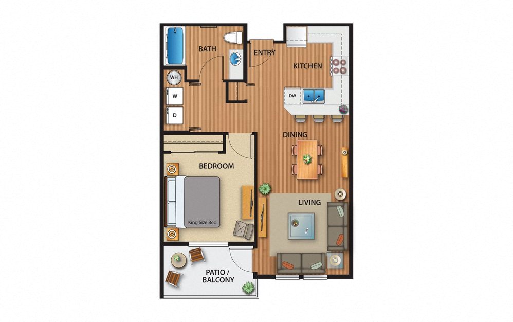 Floor plan layout diagram for Rapid