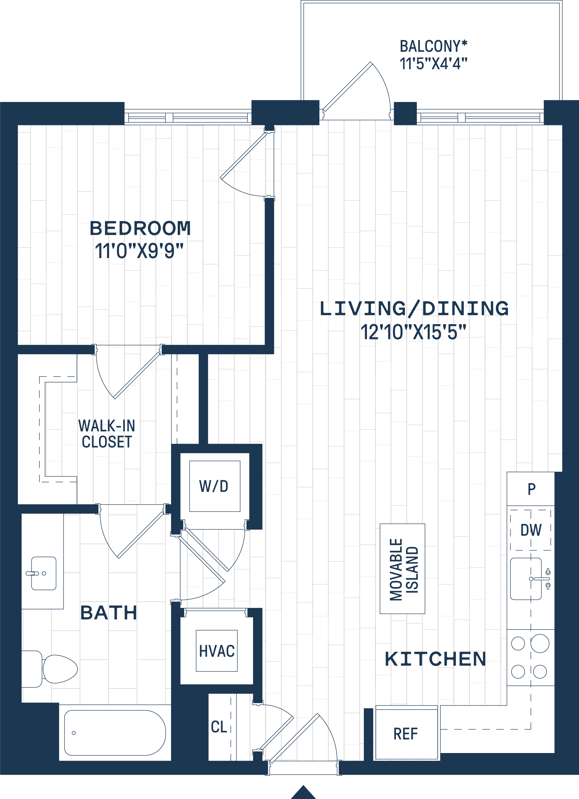 The Six Apartments in Hyattsville, Maryland A1.0.1 Floor Plan