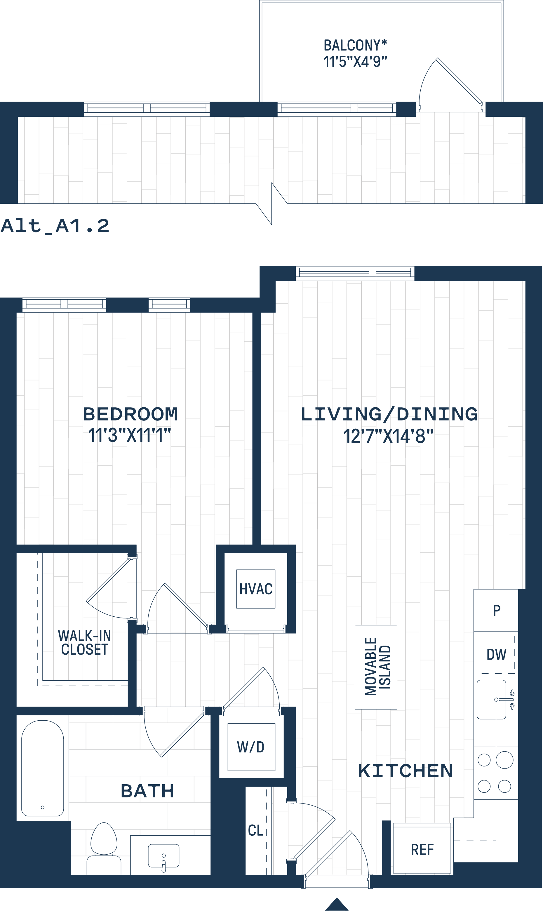 The Six Apartments in Hyattsville, Maryland A1.2 Floor Plan