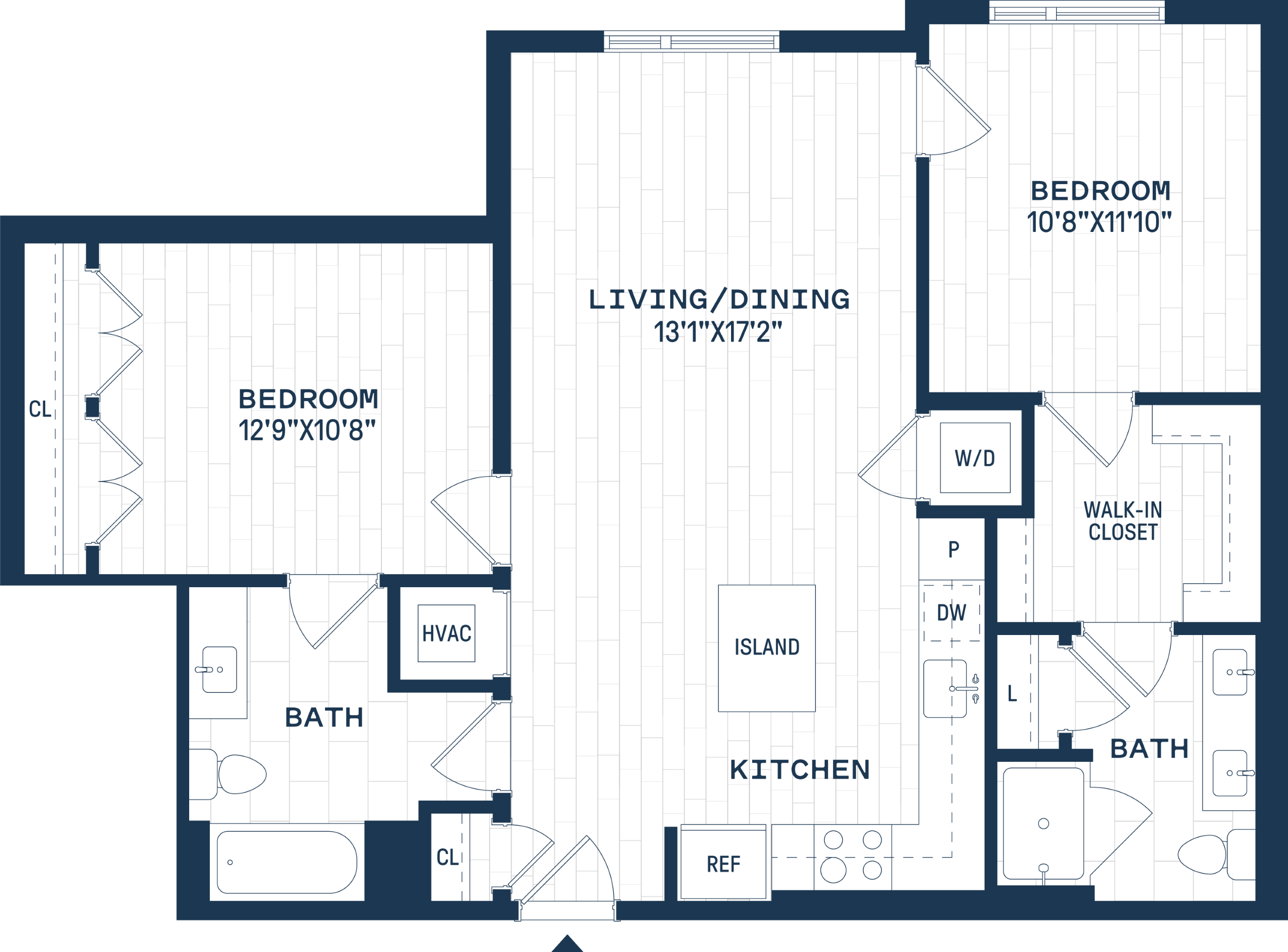 a blueprint of a floor plan of a house