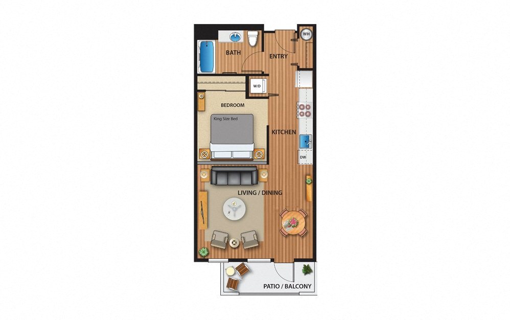 Floor plan layout diagram for Wave