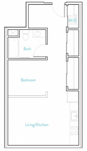 Studio B floor plan