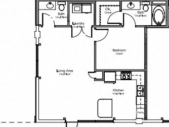 1 bed 2 bath at East End Lofts at the Railyard Apartments, Texas