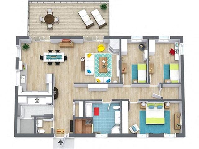Suite A Floorplan