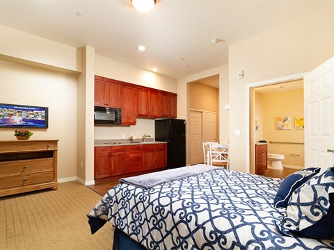 Studio Apartment With Modern Furniture at The Terraces, Chico, 95928