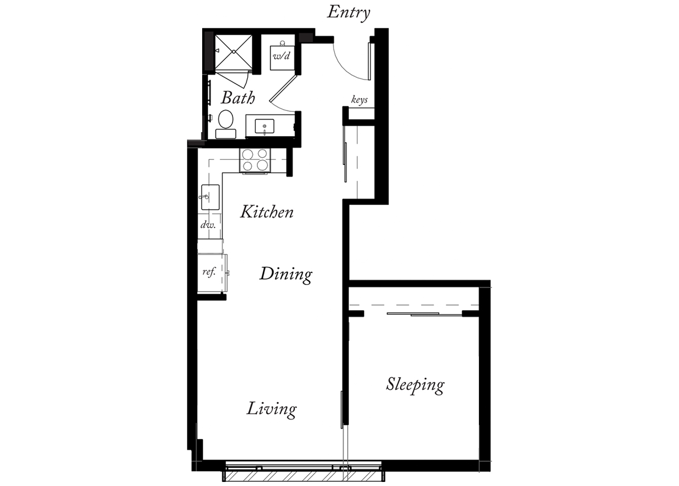 A1 floor plan