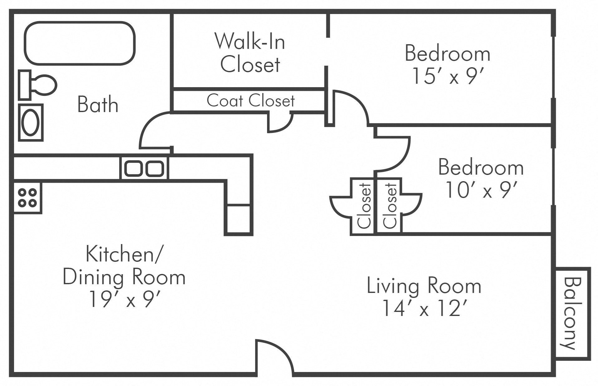 2 Bedroom Apartment Kansas City KS
