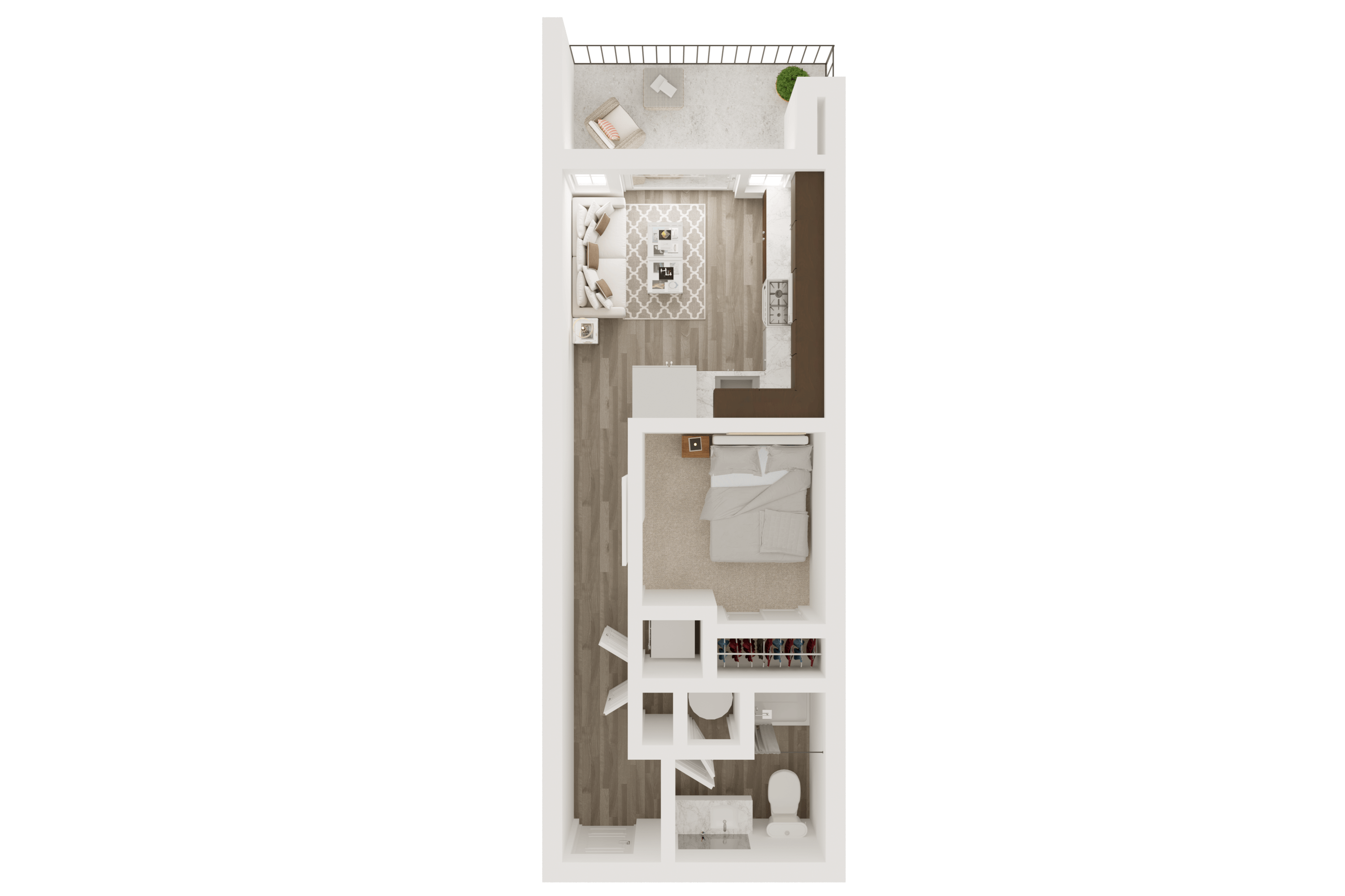 Apex at City Place Studio Apartment