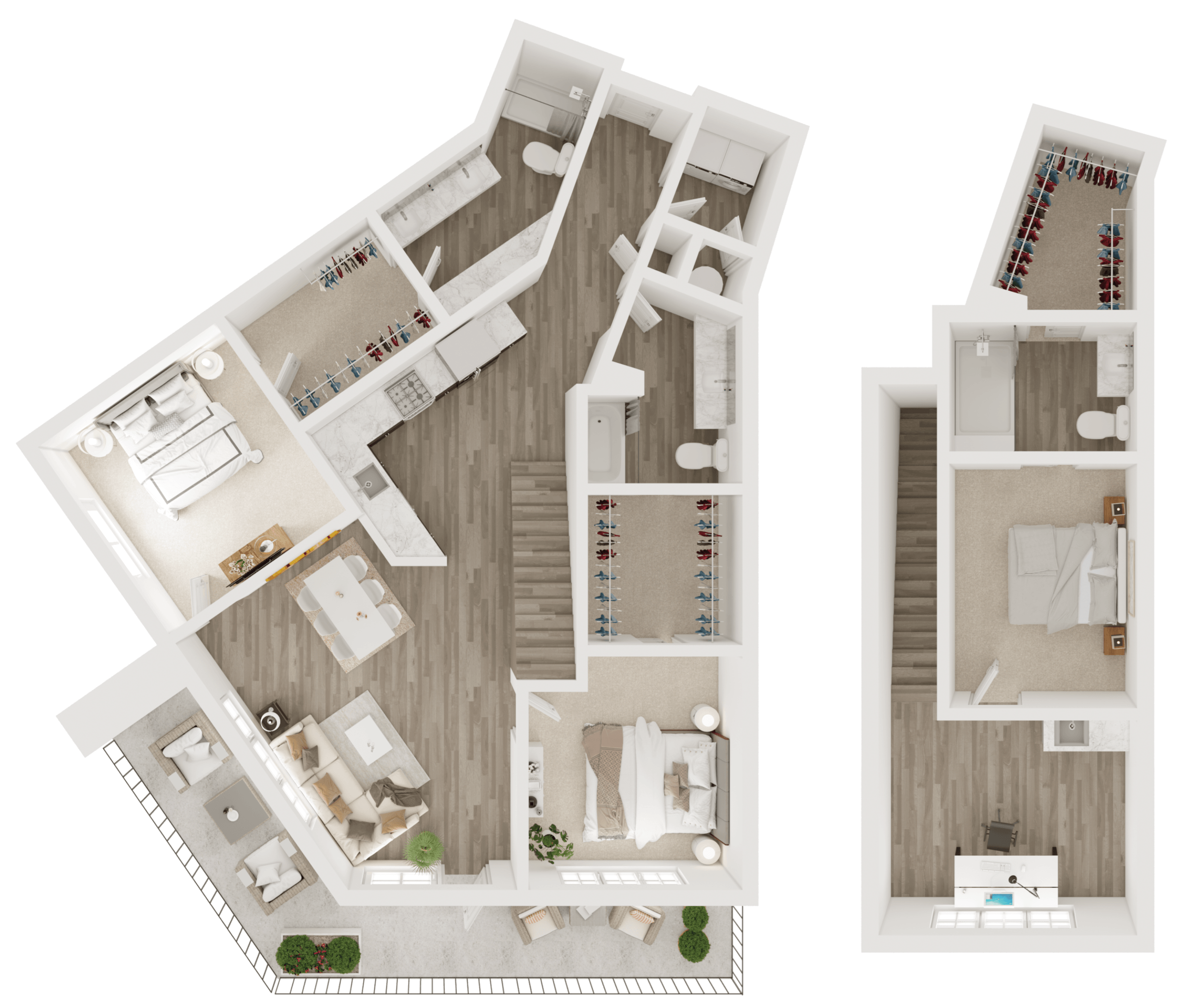 spacious 3 bedroom townhome