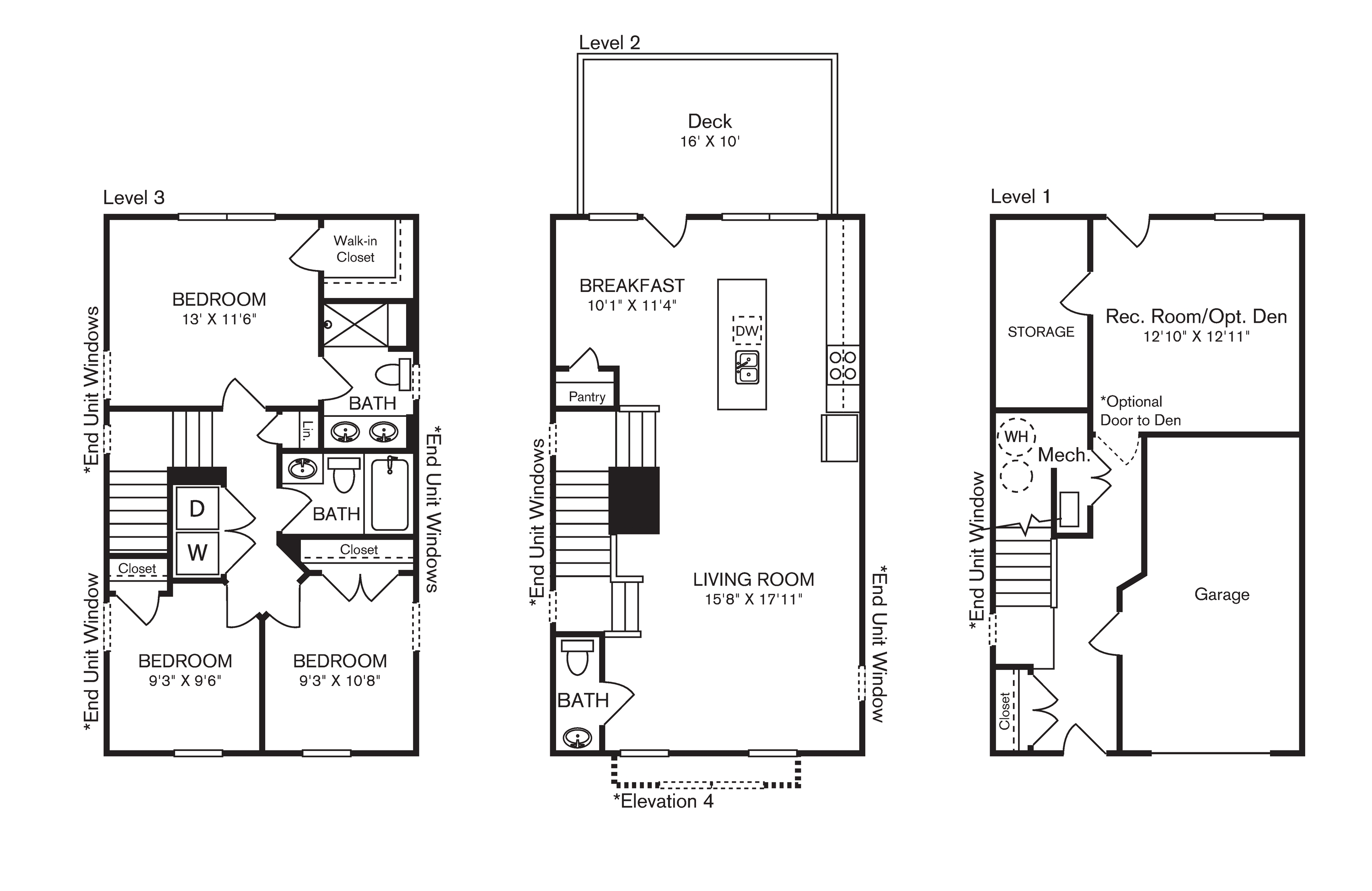 Enlarged floor plan view
