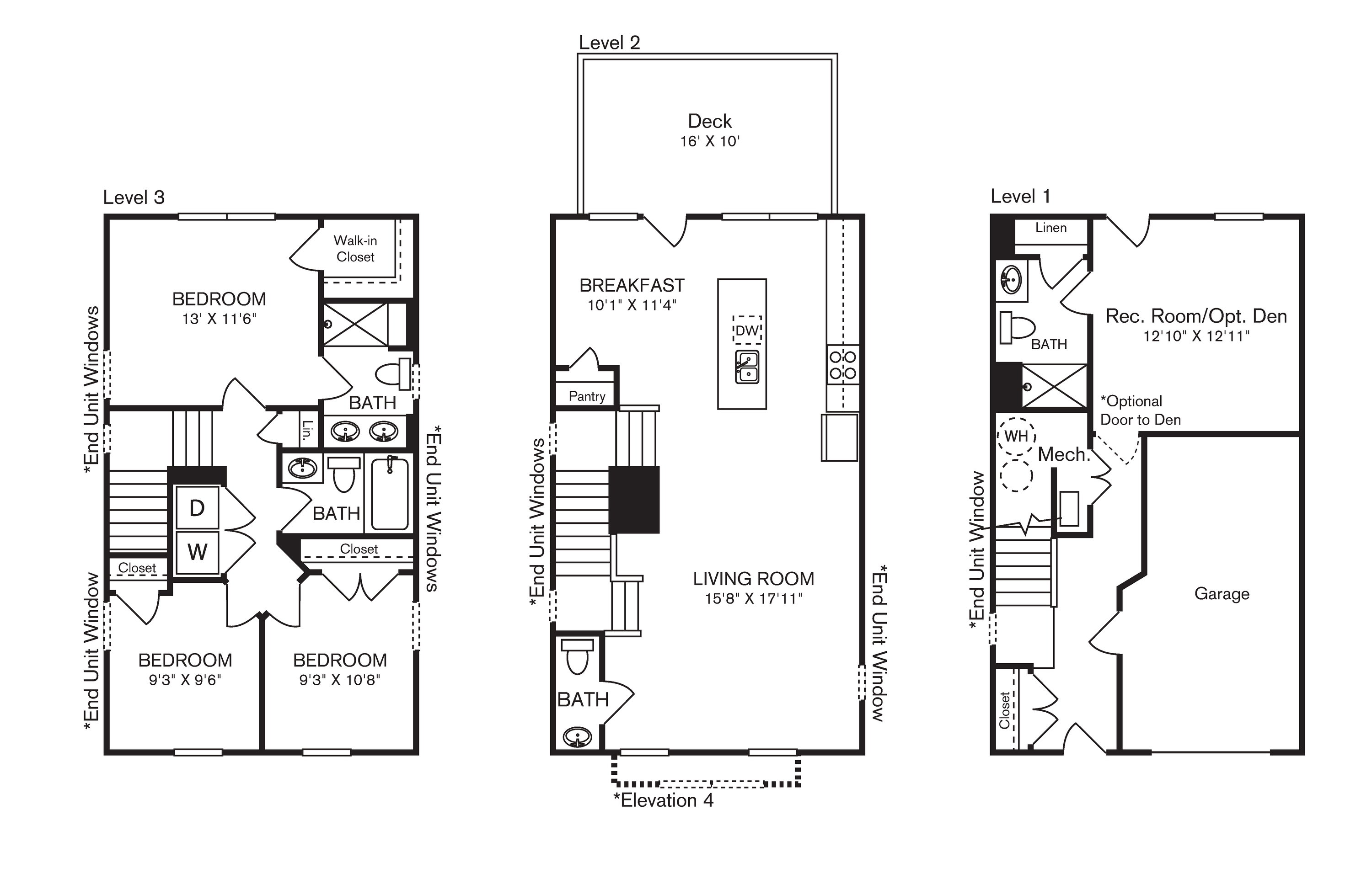 Enlarged floor plan view