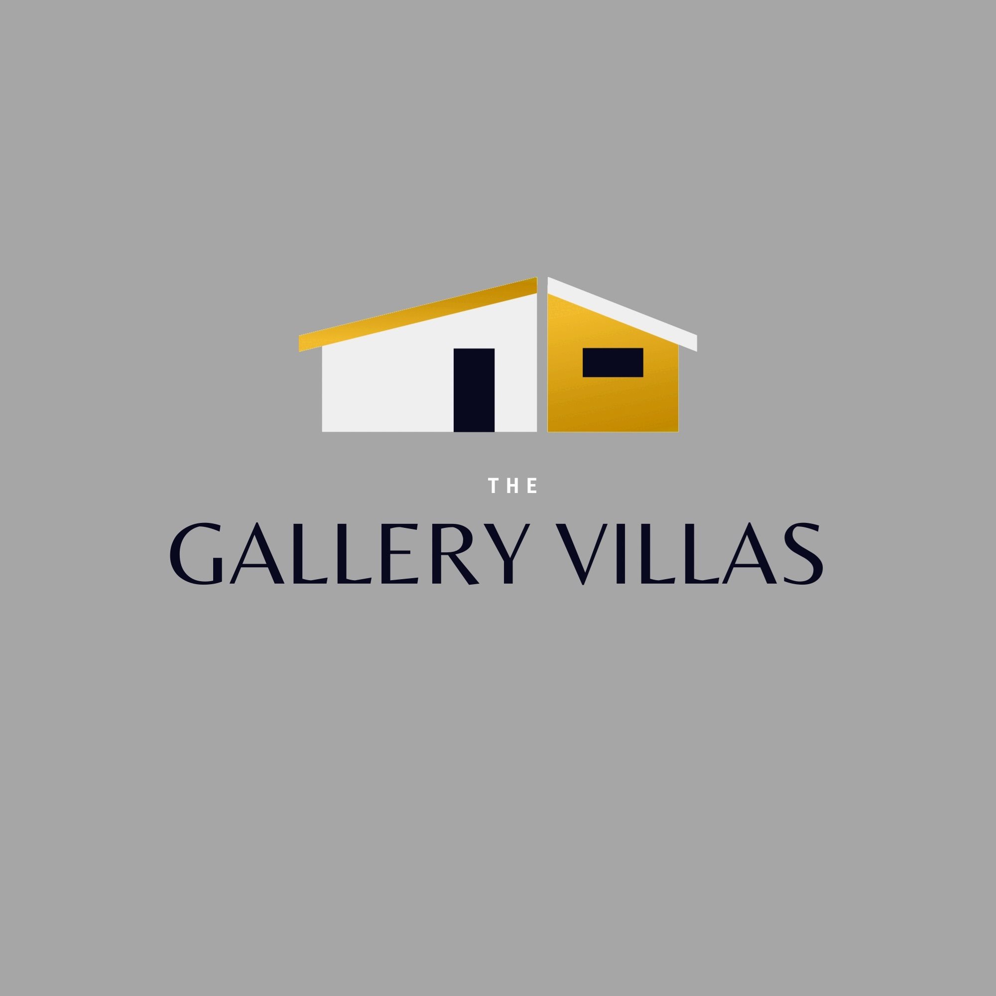 A logo for a company called The Gallery Villas.
