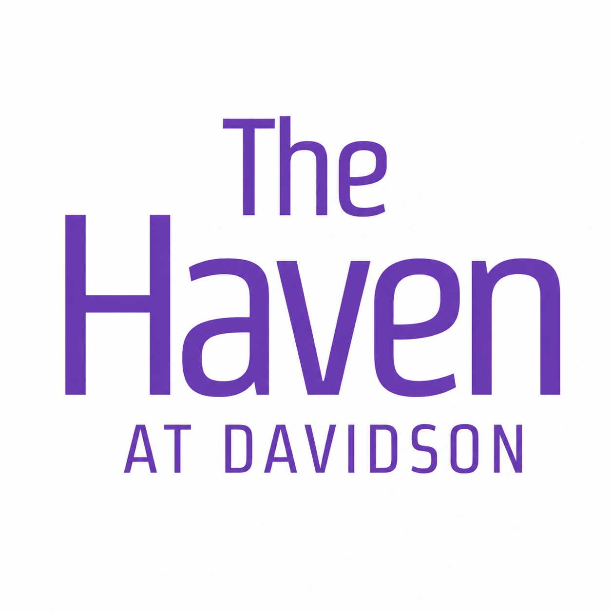 The Haven at Davidson logo in purple.