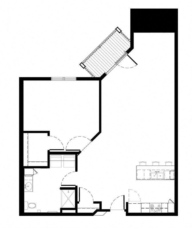 Floor Plans of Edison Apartments in Roseville, MN