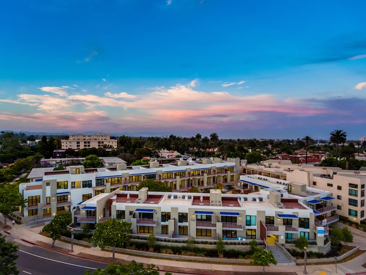 Aerial View of Property at 301 Ocean Ave, Santa Monica, CA, 90402