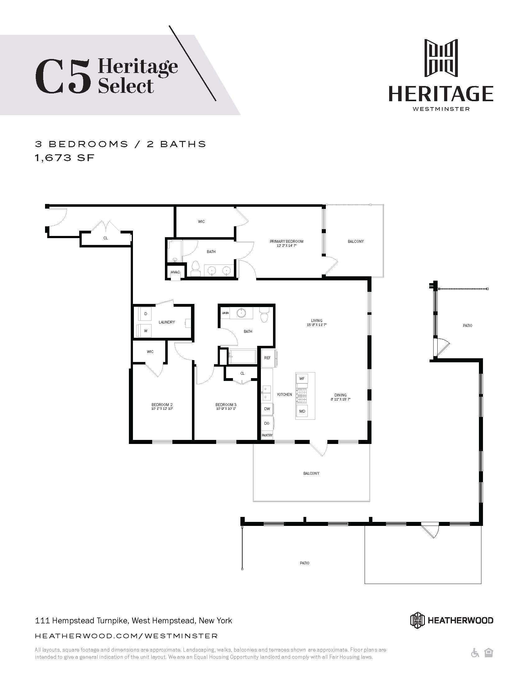 Heritage Select 3 Bed, 2 Bath - C5 Layout