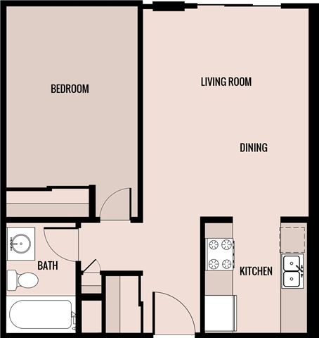 Floor Plans of Woodside Terrace in Beloit WI