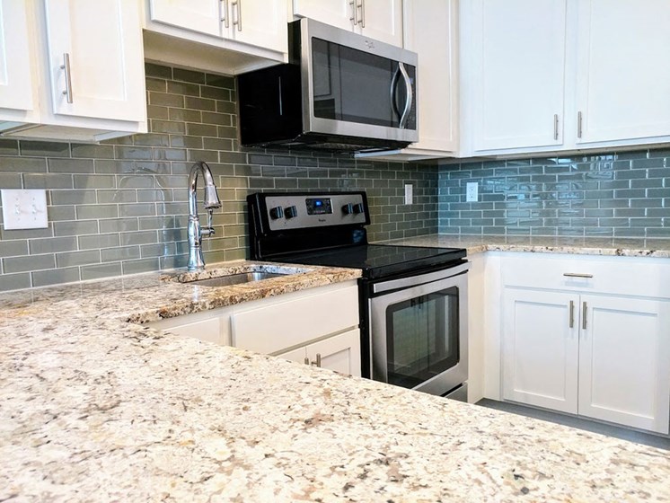 Granite Countertop Kitchen at Studebaker Lofts, South Bend, 46601