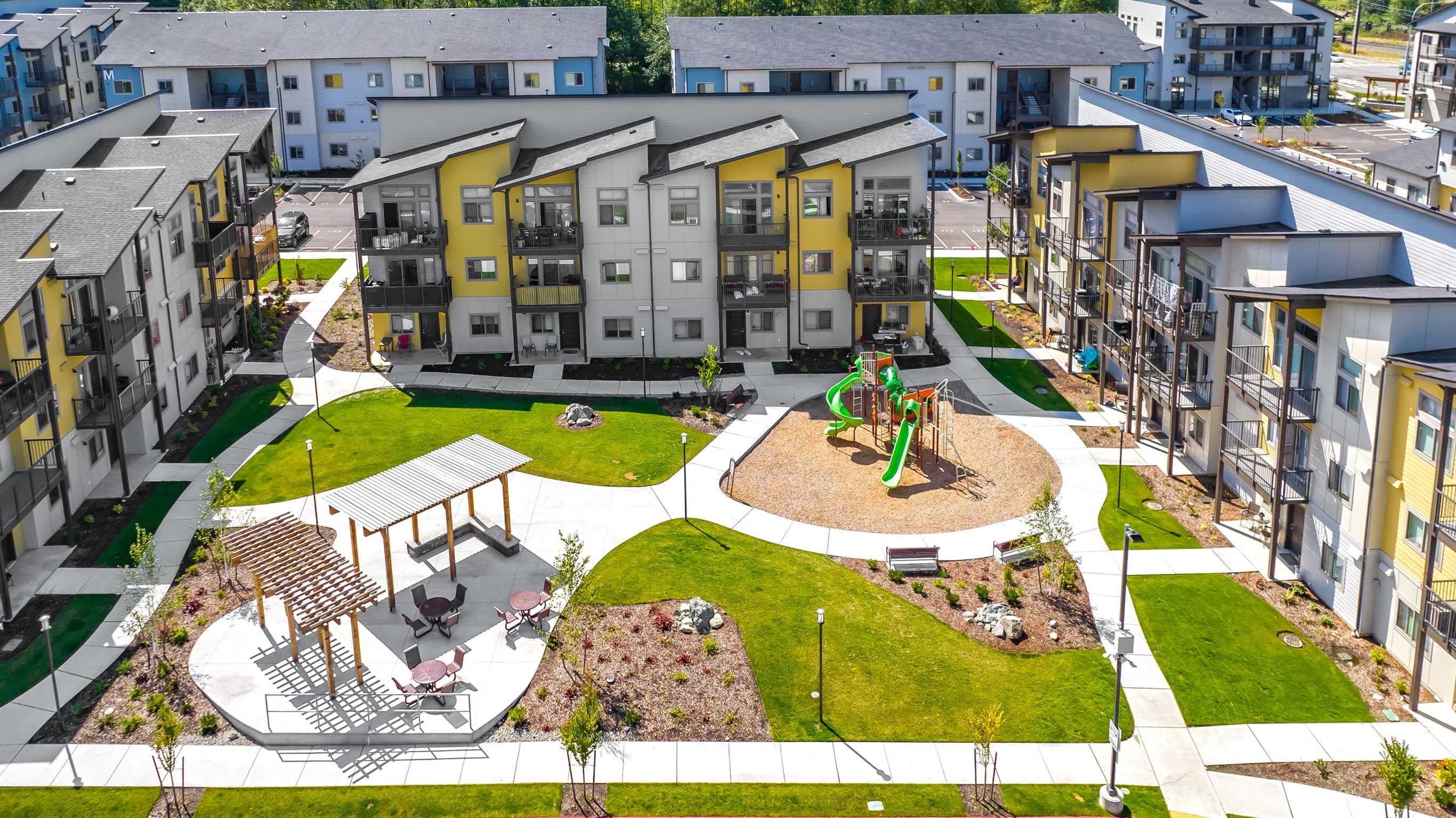 Birds Eye - Courtyard,Birds Eye - Courtyard