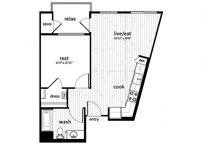 Suite A Floorplan