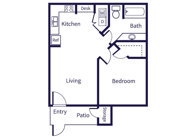Suite A Floorplan