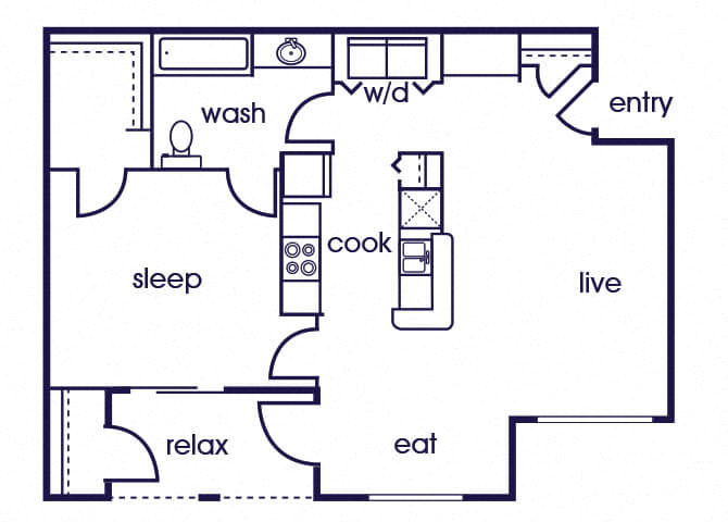 Suite A Floorplan