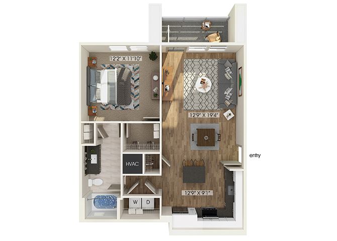 Suite A Floorplan