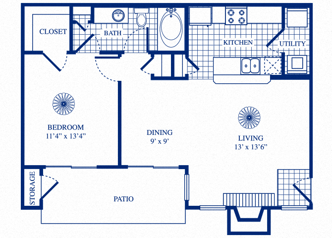 Suite A Floorplan